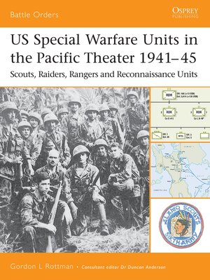 cover image of US Special Warfare Units in the Pacific Theater 1941&#8211;45